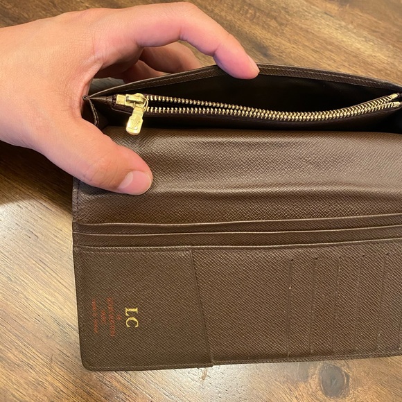 Louis Vuitton Damier Canvas Wallet Purse - Picture 9 of 10